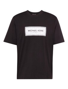 Michael Kors Marškinėliai 'EMPIRE' akmens / juoda / balkšva