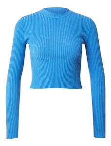 Tommy Jeans Megztinis tamsiai mėlyna jūros spalva / azuro spalva / juoda / balta