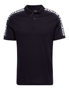 ARMANI EXCHANGE Marškinėliai tamsiai mėlyna / melsvai pilka / balta