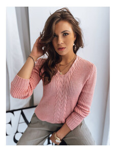 Moteriškas megztinis šviesiai rožinis Mira