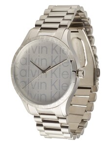 Calvin Klein Analoginis (įprasto dizaino) laikrodis tamsiai pilka / sidabrinė