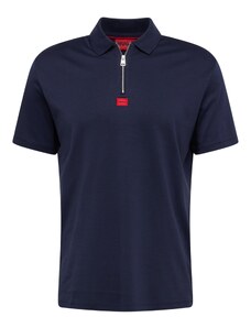 HUGO Marškinėliai 'Deresom 241' tamsiai mėlyna / raudona