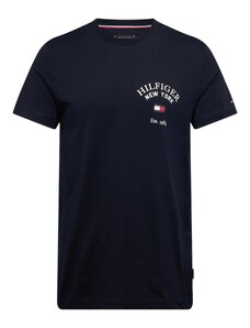 TOMMY HILFIGER Marškinėliai 'Varsity' tamsiai mėlyna / raudona / balta