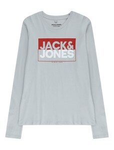 Jack & Jones Junior Marškinėliai pilka / raudona / balta