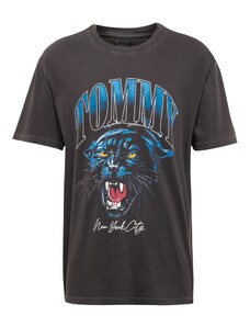 Tommy Jeans Marškinėliai 'COLLEGE TIGER' mėlyna / raudona / juoda / balta
