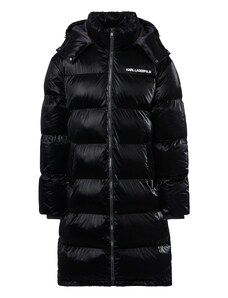 Karl Lagerfeld Žieminis paltas juoda / balta