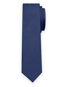Willsoor Vyriškas siauras tamsiai mėlynas kaklaraištis 15918