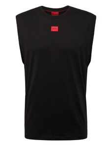 HUGO Marškinėliai 'Dankto241' raudona / juoda