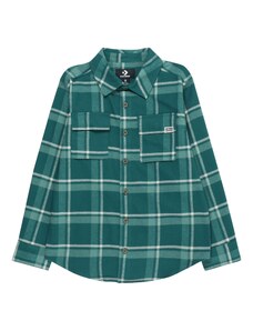 CONVERSE Marškiniai žalia / smaragdinė spalva / balta