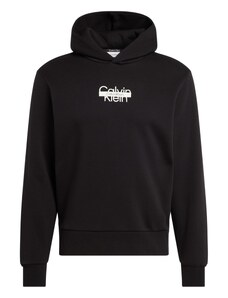 Calvin Klein Megztinis be užsegimo juoda / balta