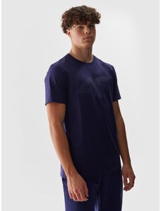 4F Vyriški T-shirt regular marškinėliai su grafika - tamsiai mėlynos spalvos