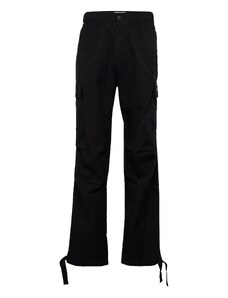 Calvin Klein Jeans Laisvo stiliaus kelnės 'ESSENTIAL' juoda