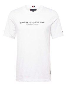 TOMMY HILFIGER Marškinėliai 'NEW YORK' juoda / balta