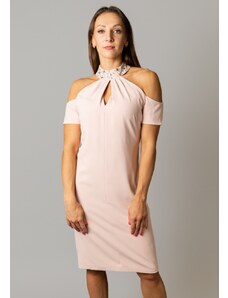 Rausva suknelė "Elegant". Liko 36 dydis : Dydis - 36