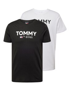 Tommy Jeans Marškinėliai tamsiai mėlyna / raudona / juoda / balta