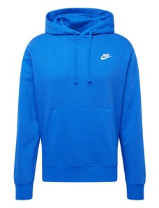 Nike Sportswear Megztinis be užsegimo 'CLUB FLEECEE' žalsvai mėlyna / balta