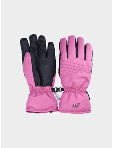 4F Moteriškos Thinsulate slidinėjimo pirštinės - rožinės