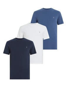 AllSaints Marškinėliai 'BRACE' tamsiai mėlyna / tamsiai mėlyna / balta