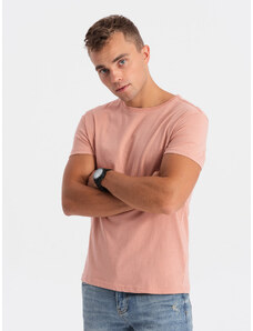 Ombre Clothing Vyriški marškinėliai be atspaudo - smėlio S1370