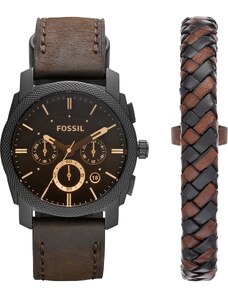 FOSSIL Analoginis (įprasto dizaino) laikrodis tamsiai ruda / juoda