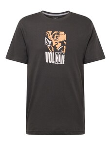 Volcom Marškinėliai 'MANIACAL' smėlio / mokos spalva / balta