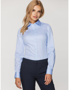Willsoor Moteriški šviesiai mėlyni marškiniai Long Size 12603