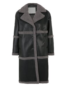 Vero Moda Petite Žieminis paltas 'METHA' pilka / juoda