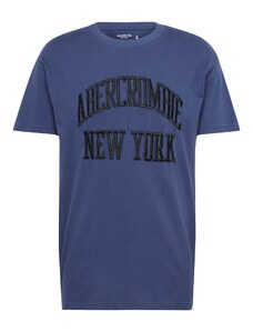 Abercrombie & Fitch Marškinėliai tamsiai mėlyna / juoda