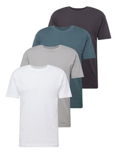 Abercrombie & Fitch Marškinėliai antracito spalva / šviesiai pilka / benzino spalva / balkšva