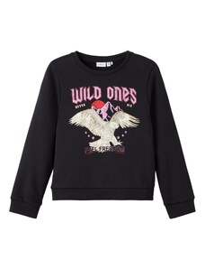 NAME IT Megztinis be užsegimo 'Wild ones' smėlio spalva / rožinė / šviesiai rožinė / juoda