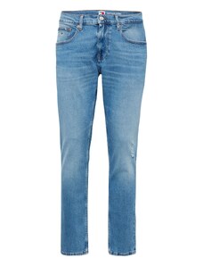 Tommy Jeans Džinsai 'AUSTIN' tamsiai mėlyna / tamsiai (džinso) mėlyna / ryškiai raudona / balta