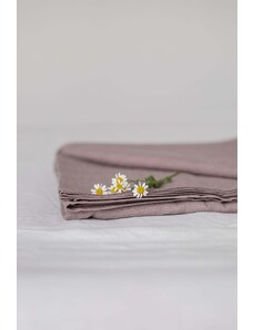 AmourLinen Linen flat sheet in Rosy Brown