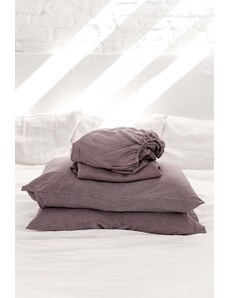 AmourLinen Linen sheets set in Dusty Lavender
