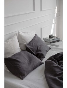 AmourLinen Linen pillowcase in Charcoal