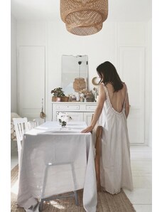 AmourLinen Linen tablecloth in Cream