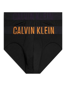 Calvin Klein Underwear Vyriškos kelnaitės tamsiai violetinė / oranžinė / juoda
