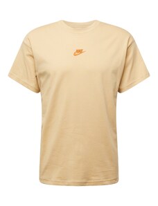Nike Sportswear Marškinėliai 'CLUB' smėlio / oranžinė