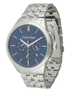 Calvin Klein Analoginis (įprasto dizaino) laikrodis mėlyna / sidabrinė
