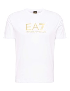 EA7 Emporio Armani Marškinėliai auksas / balta