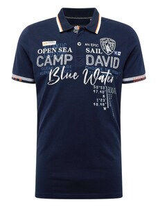 CAMP DAVID Marškinėliai tamsiai mėlyna / raudona / balta