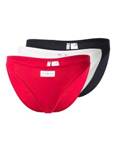 Tommy Hilfiger Underwear Moteriškos kelnaitės tamsiai mėlyna / raudona / balta
