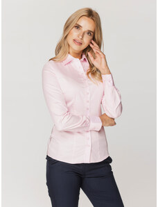 Willsoor Moteriški šviesiai rožiniai marškiniai 16109