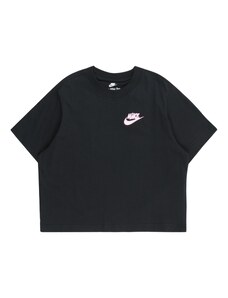 Nike Sportswear Marškinėliai 'DANCE' mėtų spalva / rožių spalva / juoda