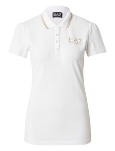 EA7 Emporio Armani Marškinėliai auksas / balta
