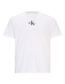 Calvin Klein Jeans Plus Marškinėliai pilka / juoda / balta