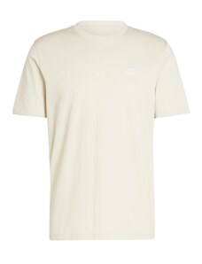 ADIDAS ORIGINALS Marškinėliai 'Trefoil Essentials' gelsvai pilka spalva / balta