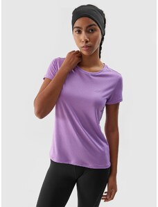 4F Moteriški greitai džiūstantys bėgimo marškinėliai - violetiniai