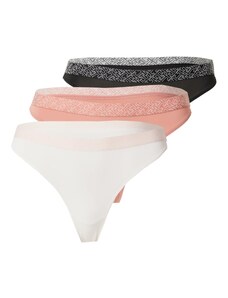 Tommy Hilfiger Underwear Siaurikės rožinė / juoda / balta