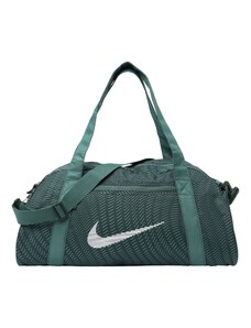 NIKE Sportinis krepšys 'GYM CLUB' smaragdinė spalva / tamsiai žalia / balta