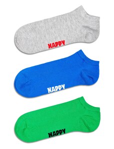 Happy Socks Kojinės mėlyna / šviesiai pilka / žaliosios citrinos spalva / juoda